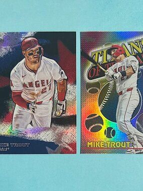 2026 Topps  MIKE TROUT,Angels 2 cards, Stars of MLB & Titans of the game